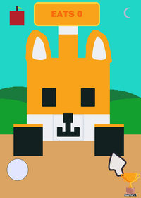 Feed a red fox from Grow a Garden!