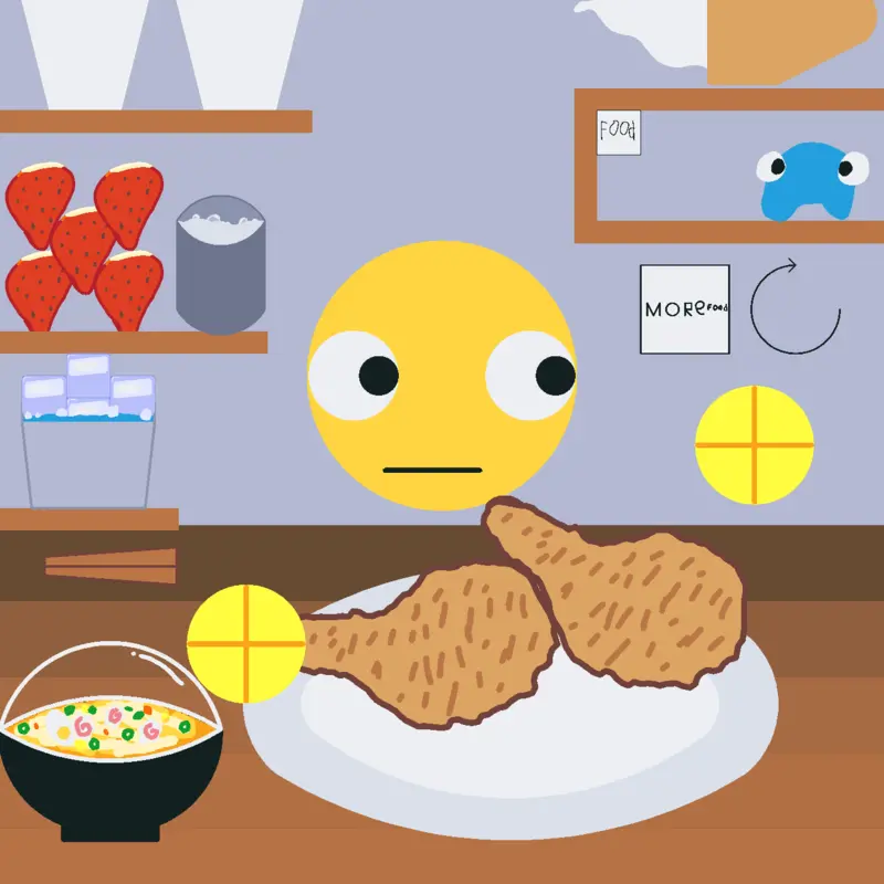 Pib and tib eat by @Shawntyy