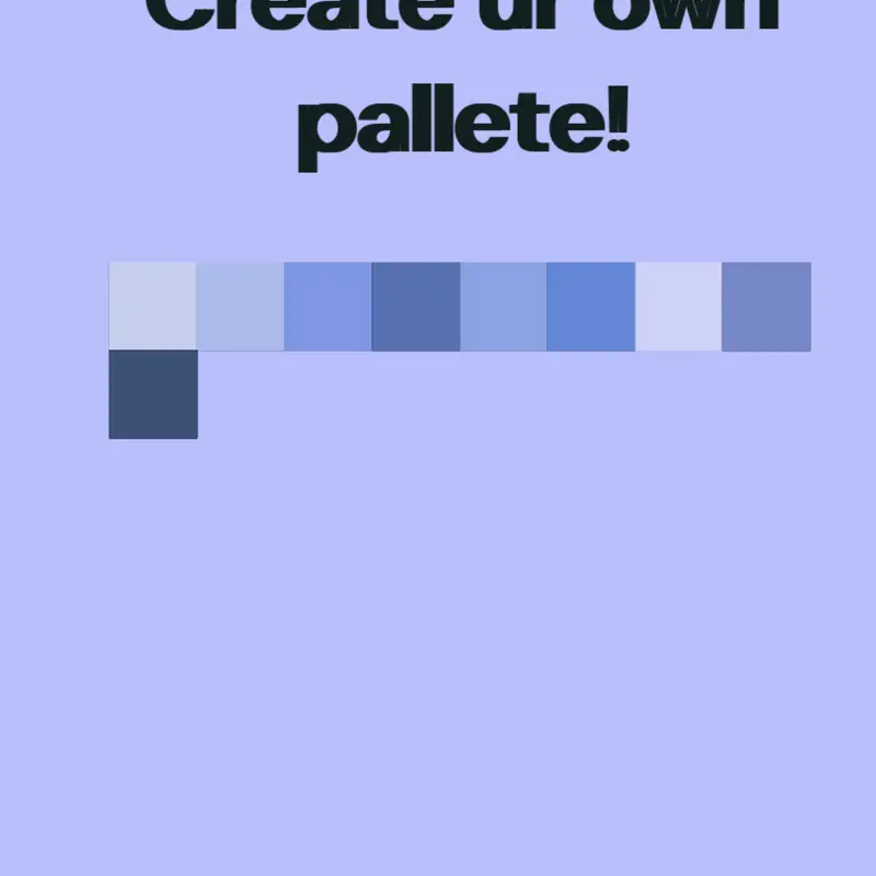 I created my palette (again) by @godzilla-peluche2026