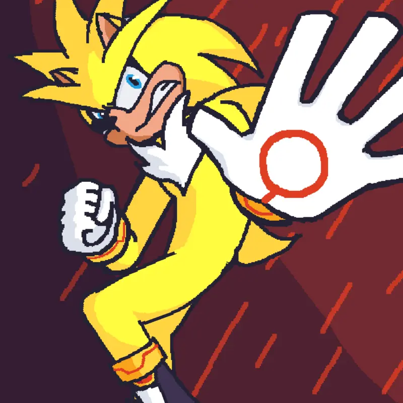 Meet niko the hedgehog by @chainsawman0