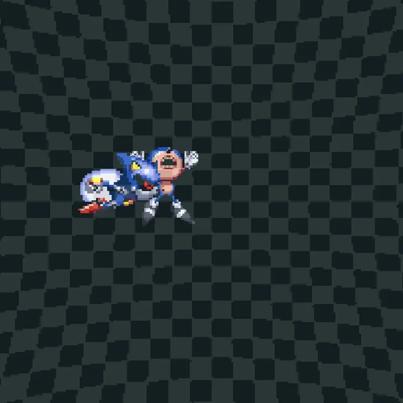 Metal sonic teaser by @AshuraTheHedghog