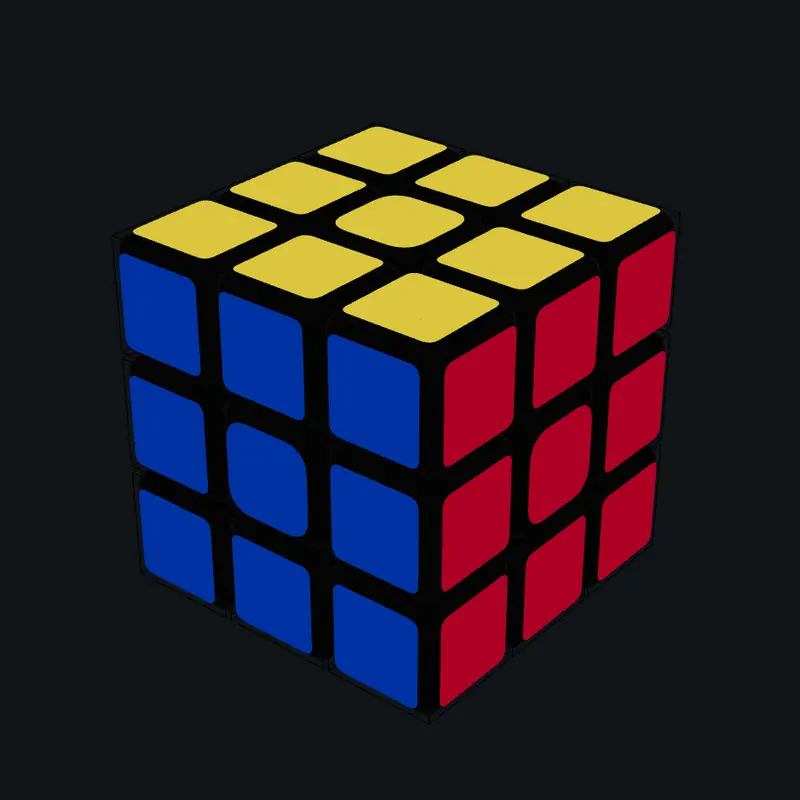 Rubik's cube simulator by @QualityDecks