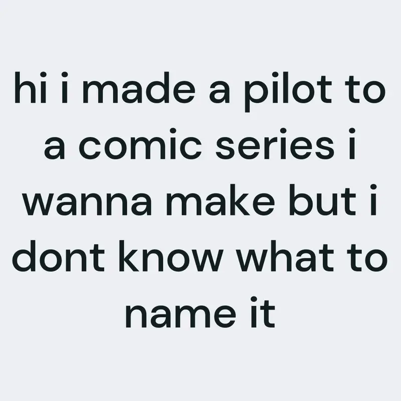 comic pilot by @assnews