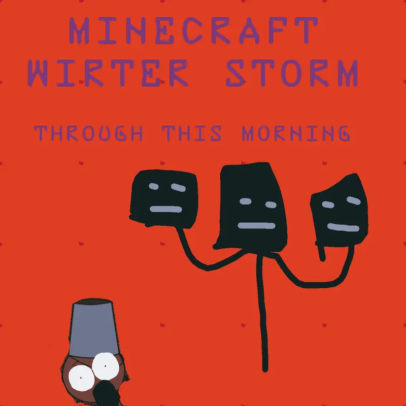 Minecraft wirter Storm by @IanHernandezZiborova