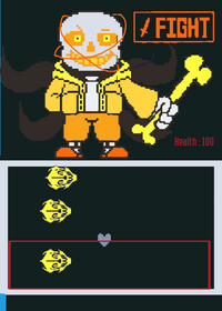 Yellow sans boss fight