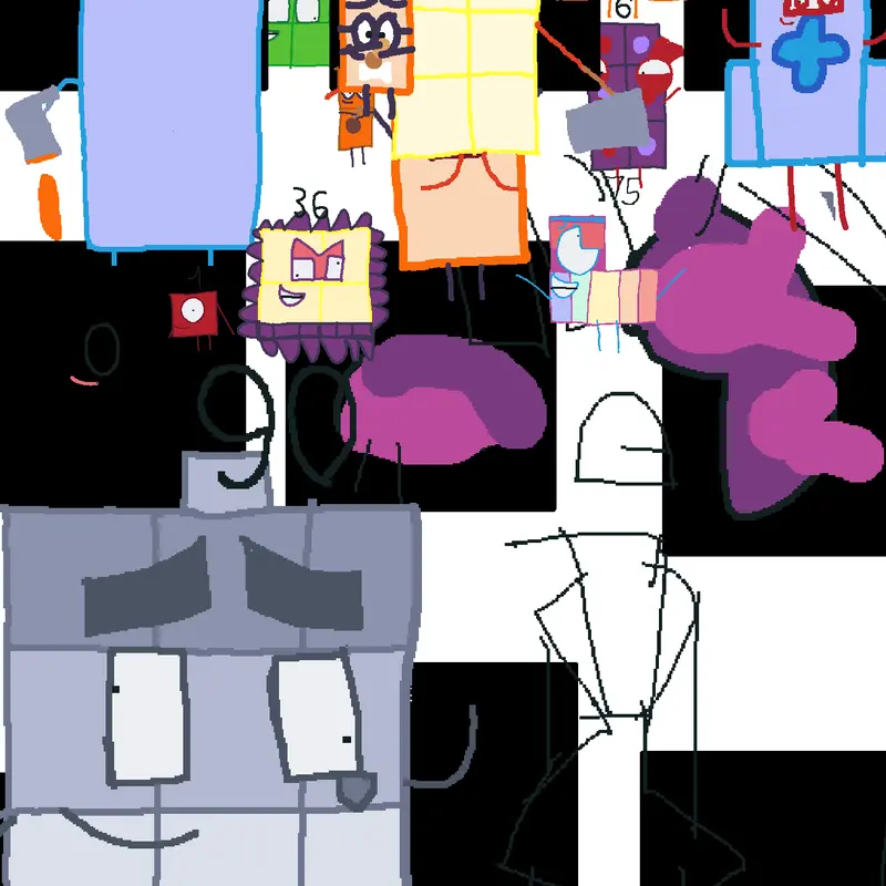 Numberblocks 0-99 by HarryTail by @Tomtomy