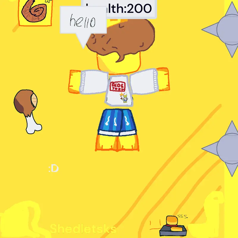 Hello by @shedletsks