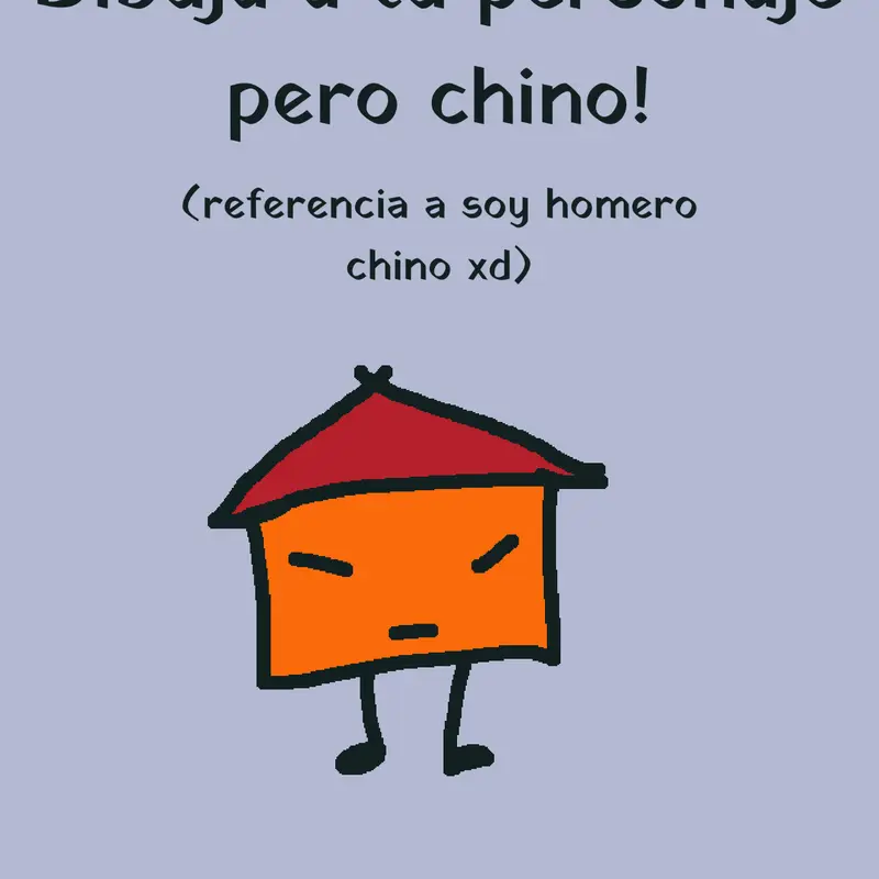 Dibuja tu oc pero chino by @Tocinito