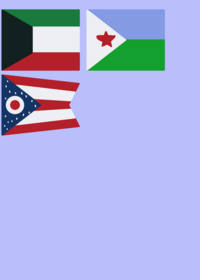 Djibouti gang in flag band