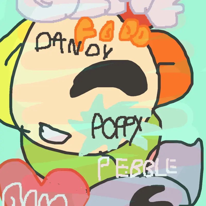Dandy and pebble stimulador food by @Star_sophiasoso