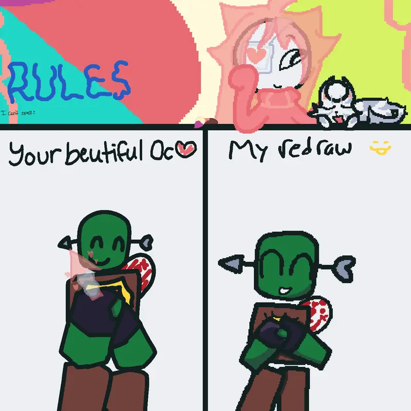 Redrawing your ocs! by @xxStarrybunixx