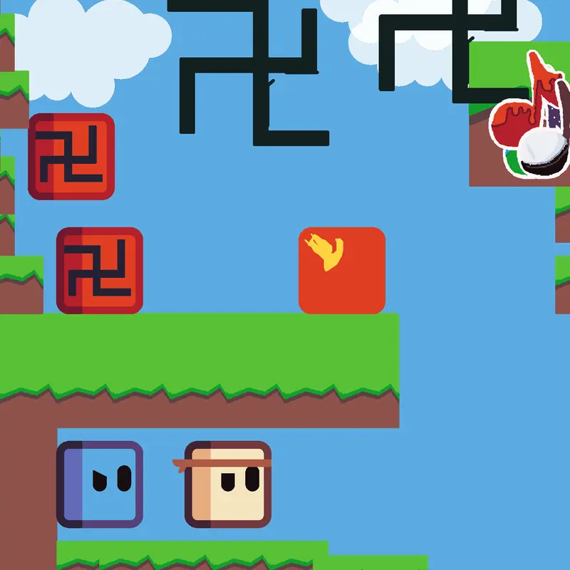Defeated the red square by @volk7