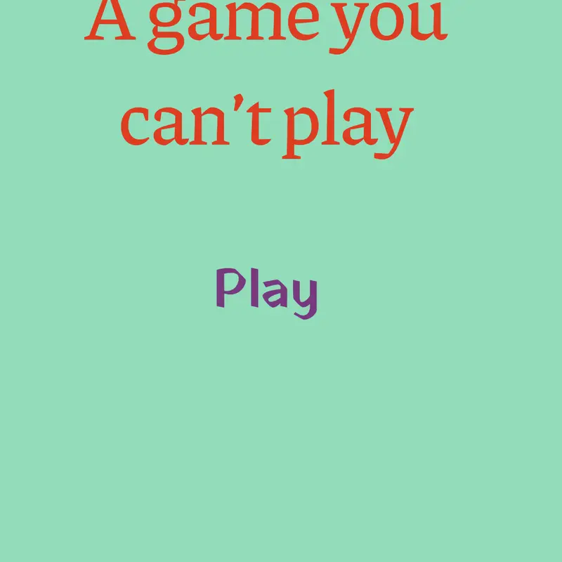Game by @crazbun
