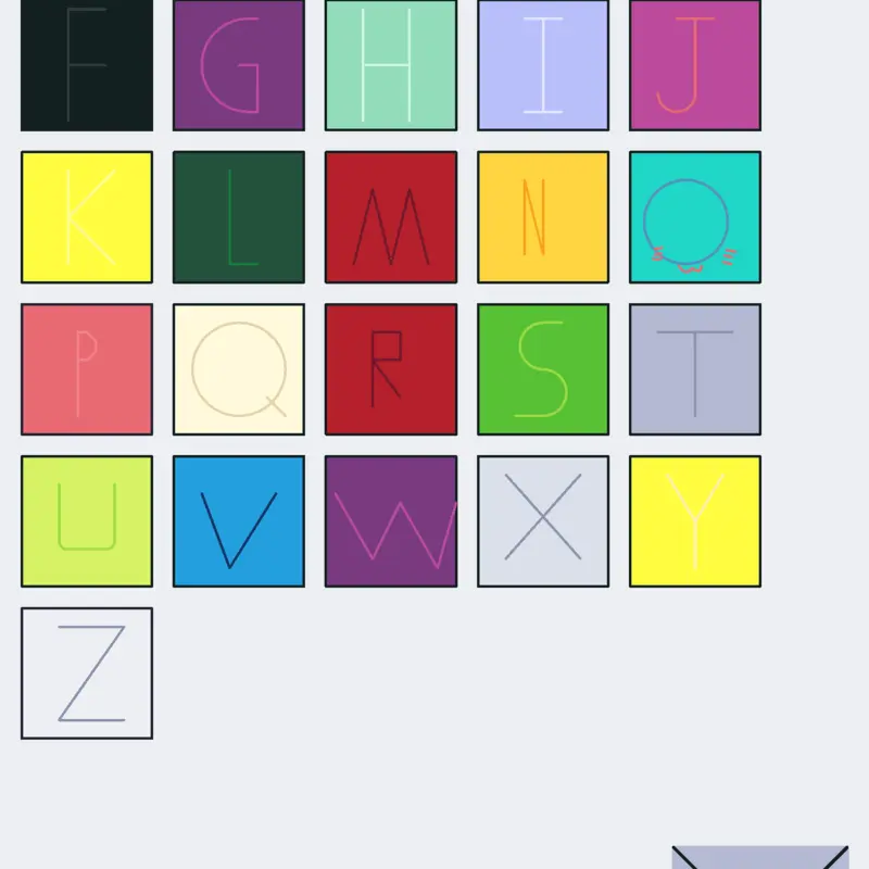 A Single Letter Of The Alphabet by @HouaLee