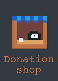 DONATION SHOP a custom game that you can...