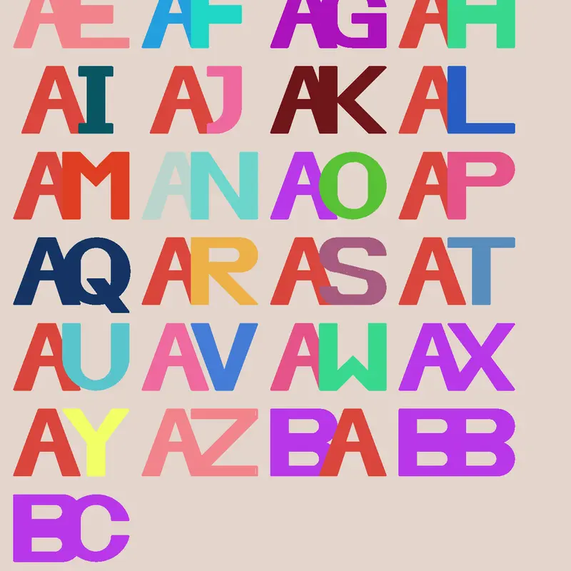 Letter Addition Band by @mustard74