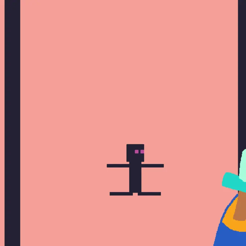 Teleportin' endermen by @Sprunki-Mily