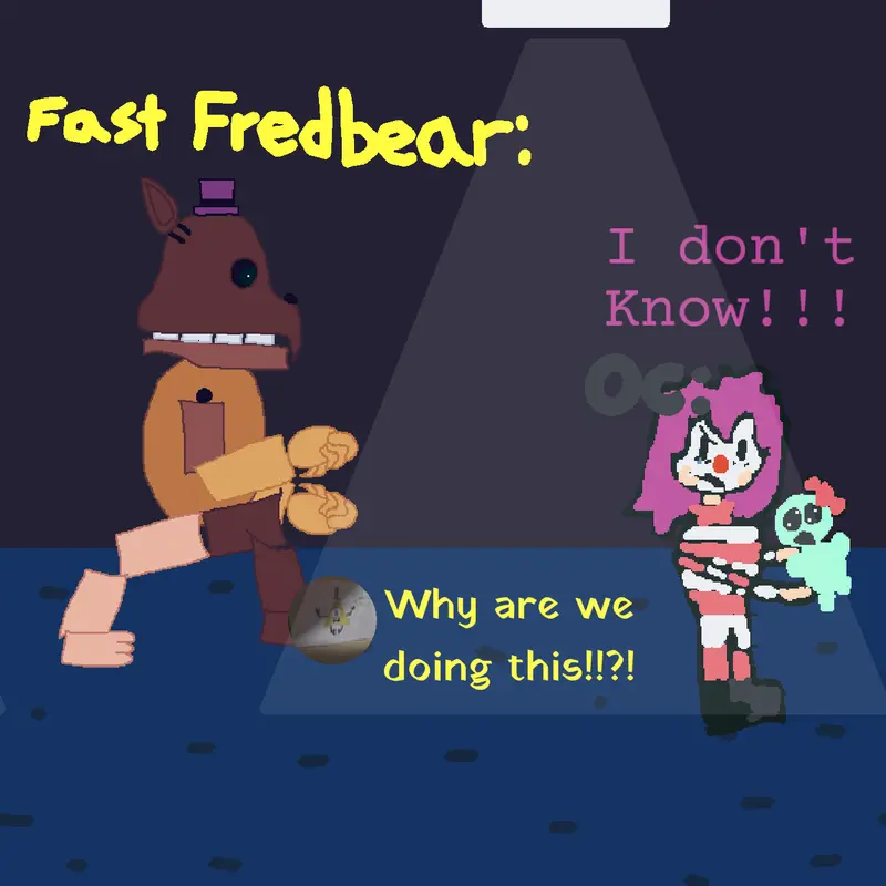 Qna w/ fredbear! (I remixed this) by @gravityfallslover618