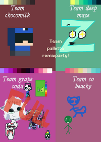 Team pallette remixparty!
