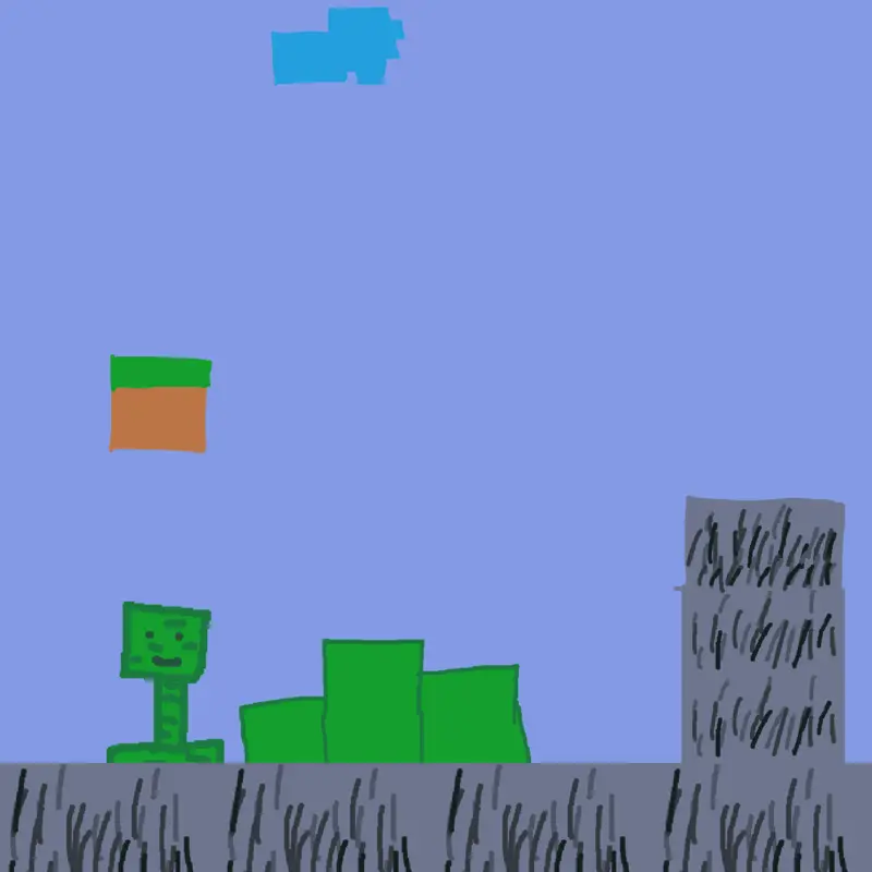 Minecraft creeper herobrine witherboss by @hasson_albagshi