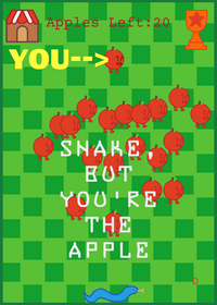 Snake, but you're the apple?