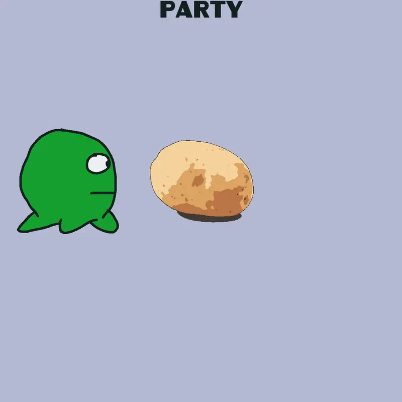 stare at a potato remix party by @aSlimeOnCastle