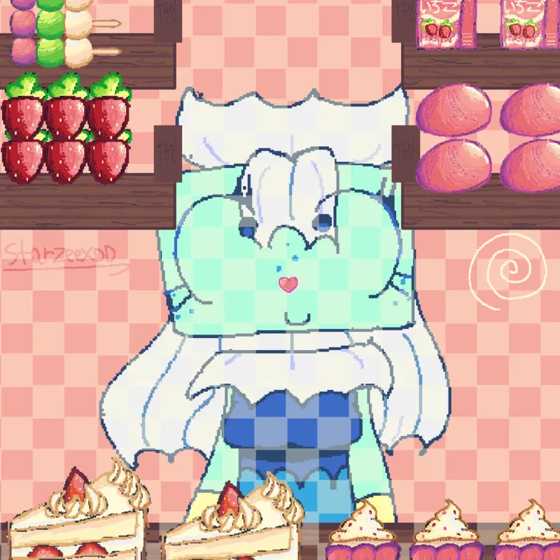 Eat Sweets with.. Tisha!! (Remake) 🍡🍰 by @StarZeeXDD