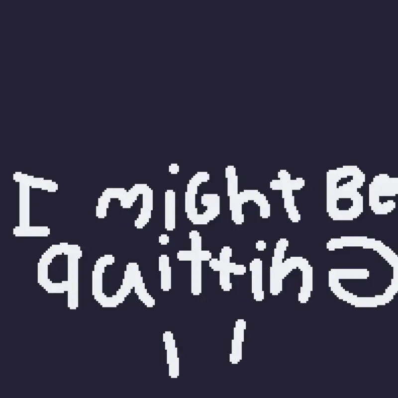 Im quitting by @animalhospital_lover600