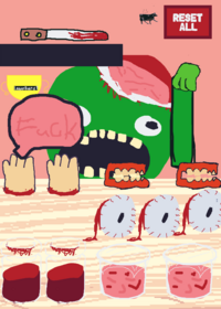 Asmr eating zombie I spent I day on this...