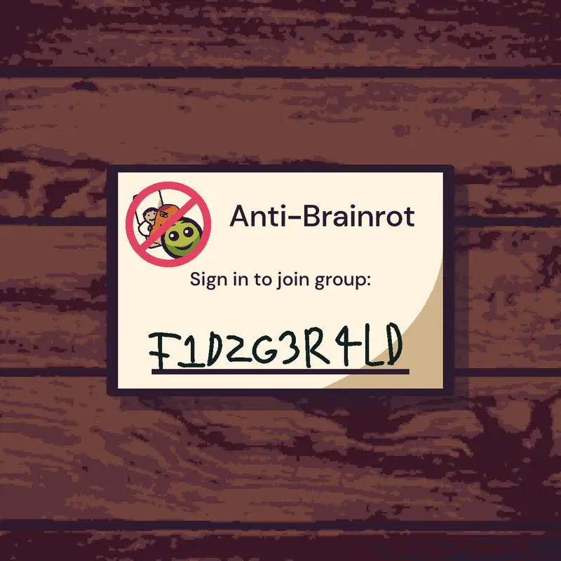 i hate brainrot bro it's cringe" by @F1DZG3R4LD