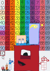 numberblocks party 0-100 by harrytail