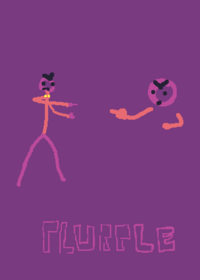 Plurple the purple ball