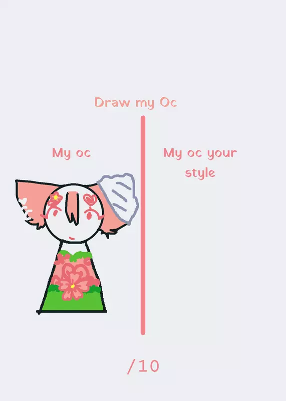 Draw my oc in your style and I will rate by @Seraphine_emojicat