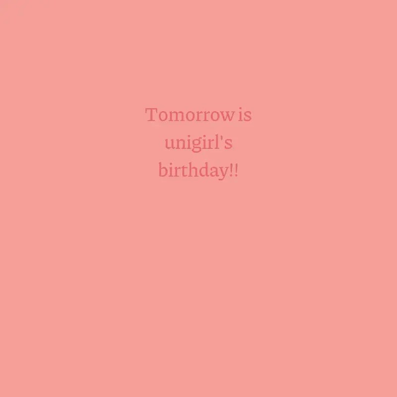 Happy early birthday unigirl_official by @Athena9