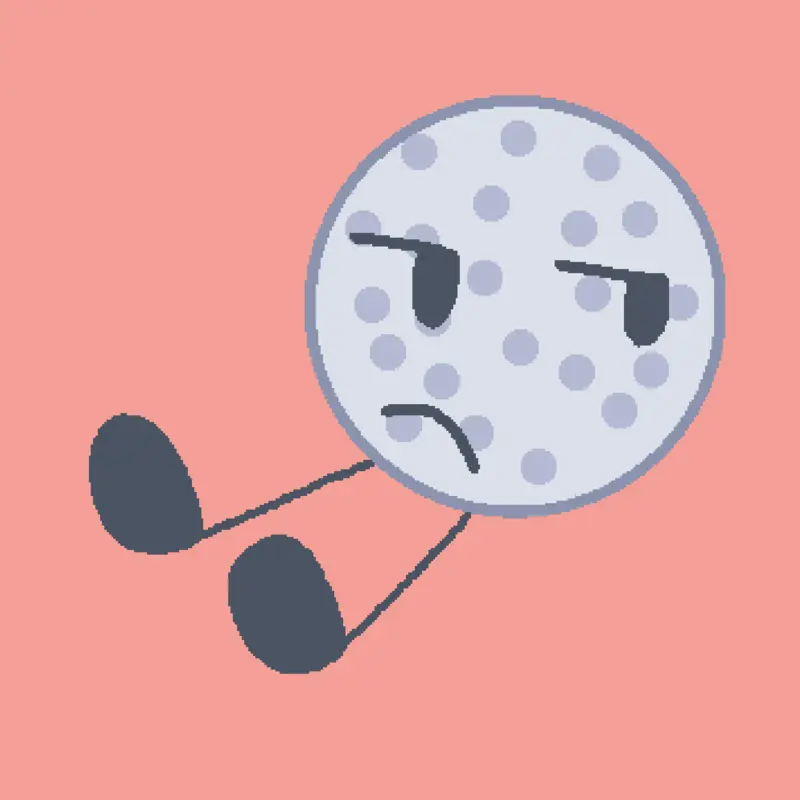 Hi golf ball by @gehjsjsbwjsbwb