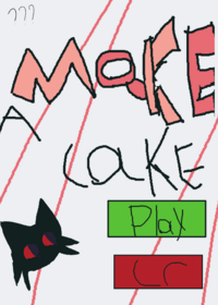 Make a cake with bad monster!