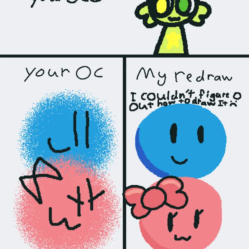 Your oc in my style by @Alena_DaAlien