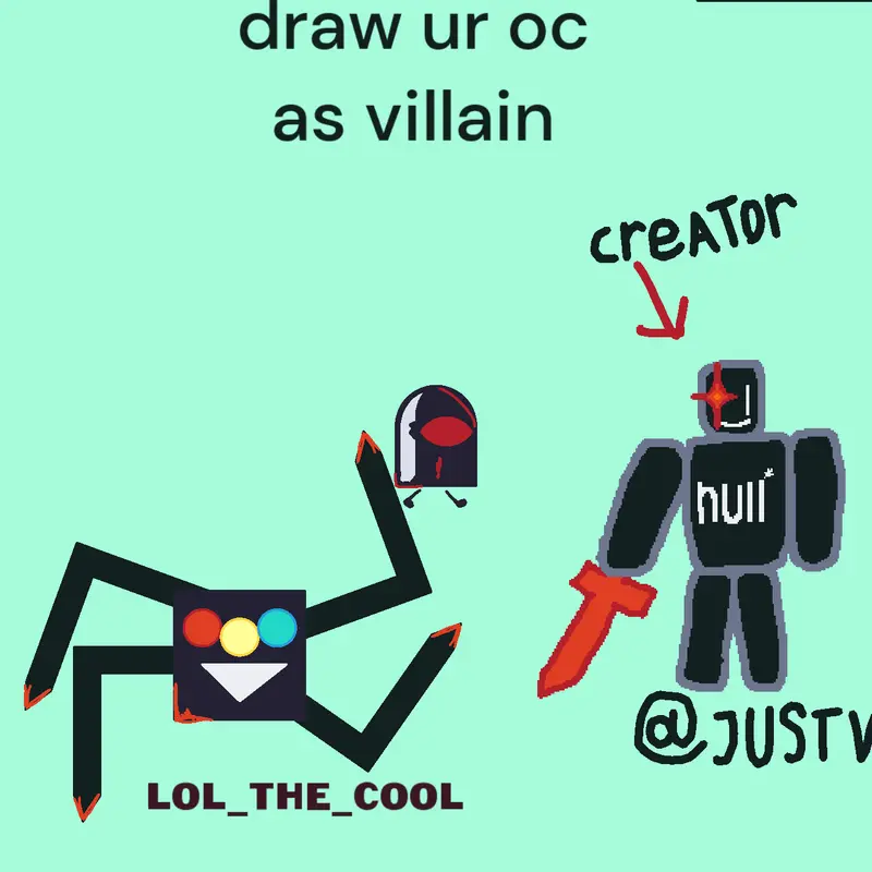 Draw your oc as a villan by @lol_the_cool