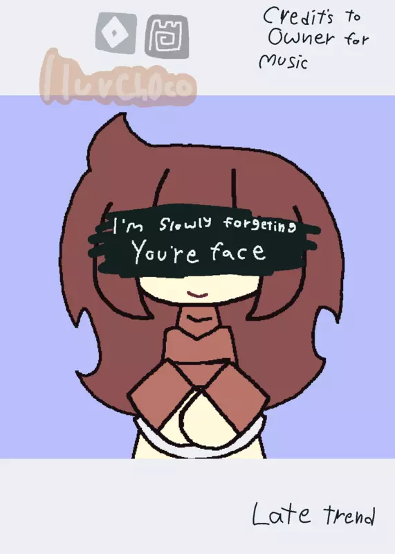 I'm slowly forgetting your face by @Xiluvch0co4everX