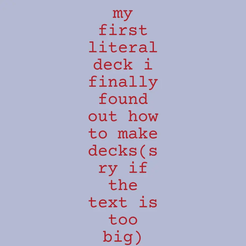 first deck by @fishyfish123