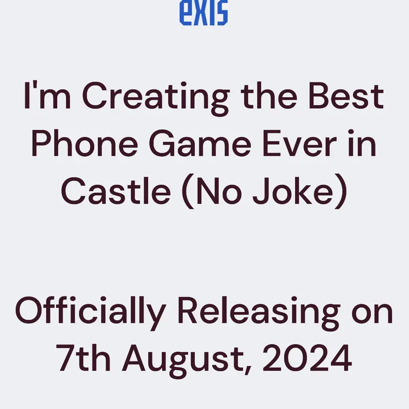 Game by @Exis
