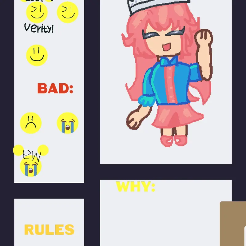 Verity rates my oc……? by @notimstella