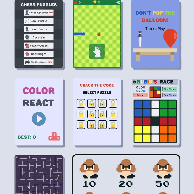 All My Games + Donate by @GoombaDev