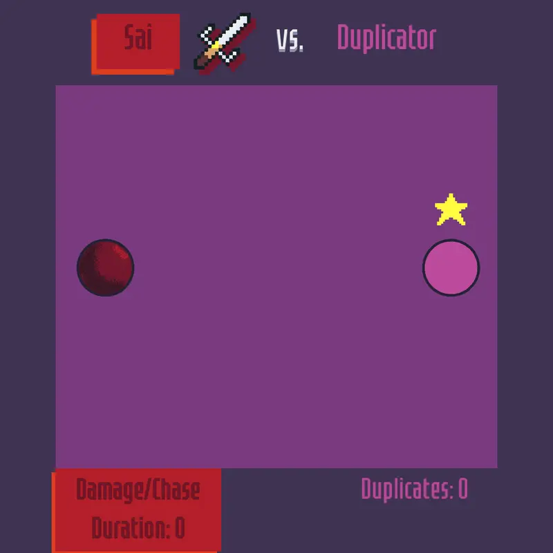 Sai 🎌 vs. Duplicator by @RandomPerson9