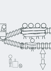 The train Endings the game