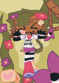 old scene-ish bassie dressup i made