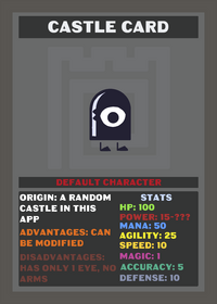 Castle Card I'm bored so I made this Credits...