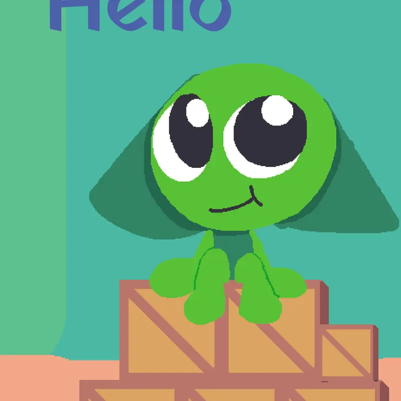 Greenly says hello to you by @rebecachu15
