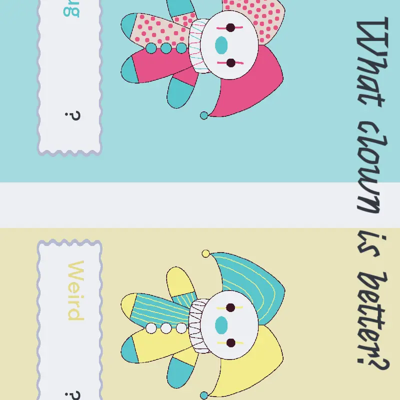 Clown poll!!!! by @StardustNemuri