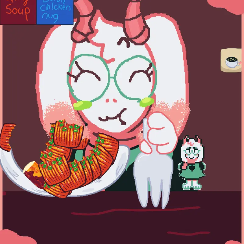 Ralsei!!!! Mukbang by @opbrid